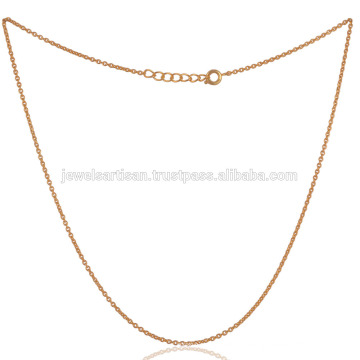 Brass Snake Chain Yellow Gold Toned Plating in 16 Inch Thin Size Fashion Gift